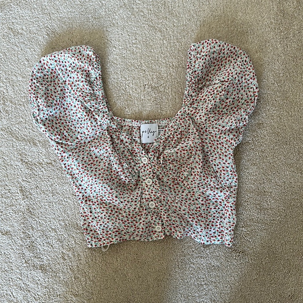 Floral crop top